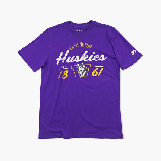 Washington Huskies Purple 1861 Heritage Script T-Shirt