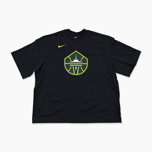 Seattle Storm Black Primary Logo Women's Boxy T-Shirt
