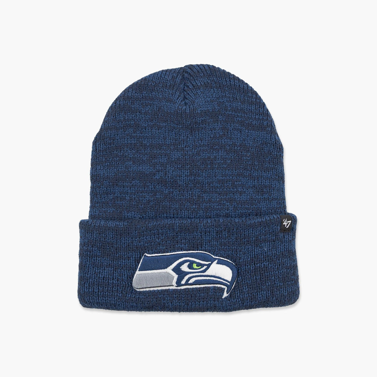 Seattle Seahawks Navy Brain Freeze Cuff Beanie