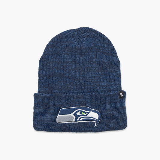 Seattle Seahawks Navy Brain Freeze Cuff Beanie