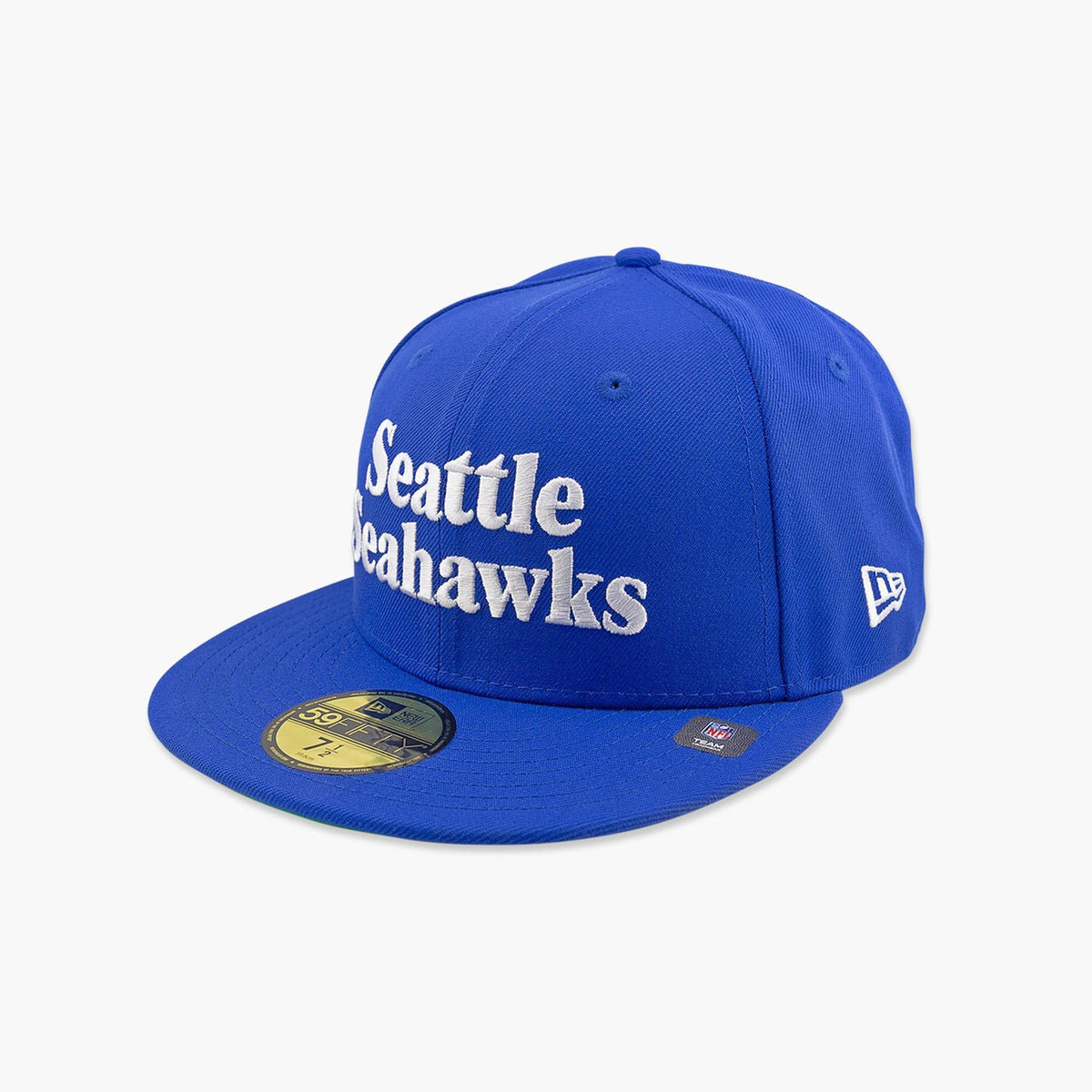 Seattle Seahawks 1980's Sideline Blue Fitted Hat