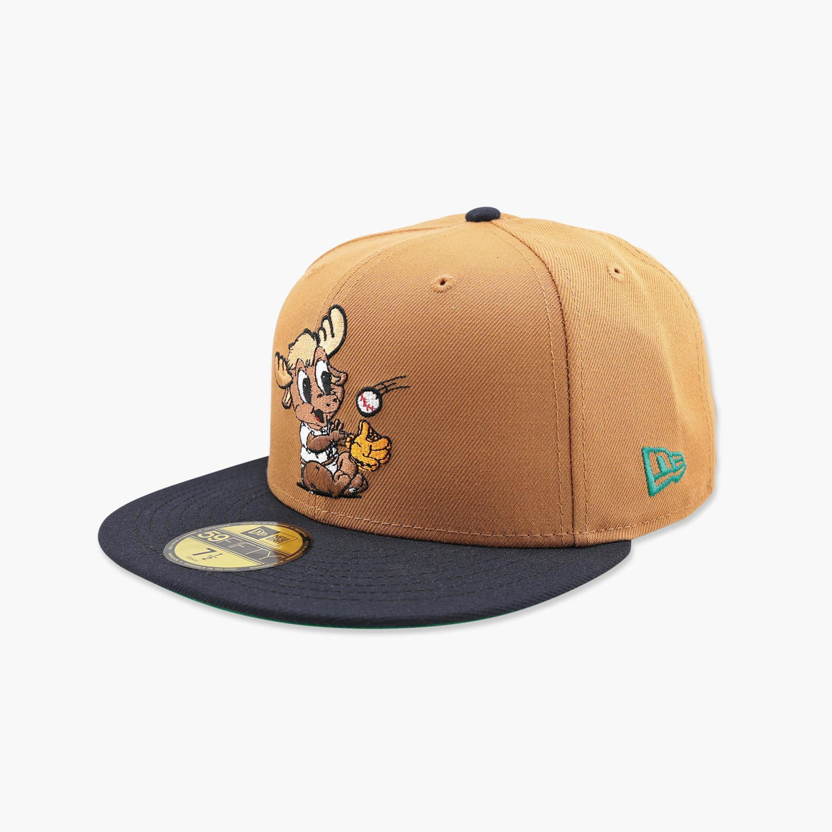 Seattle Mariners Baby Mariner Moose Mascot Series Light Bronze Fitted Hat