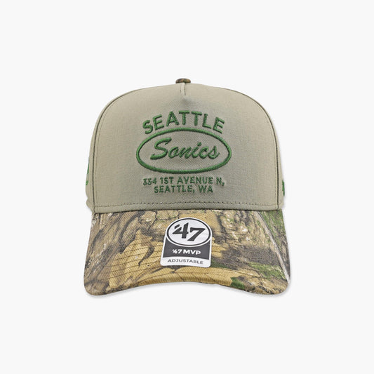 Seattle SuperSonics Boulder Green Oval Patch MVP Snapback