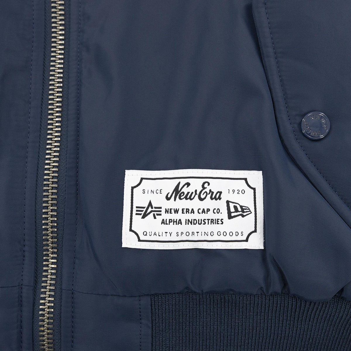Seattle Seahawks New Era x Alpha Industries 2026 Navy Bomber Jacket