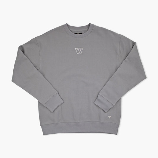 Washington Huskies Wolf Grey Premium Heavyweight Crewneck