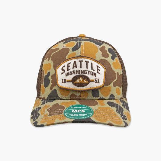 Winshield Brown Duck Camo Seattle Snapback
