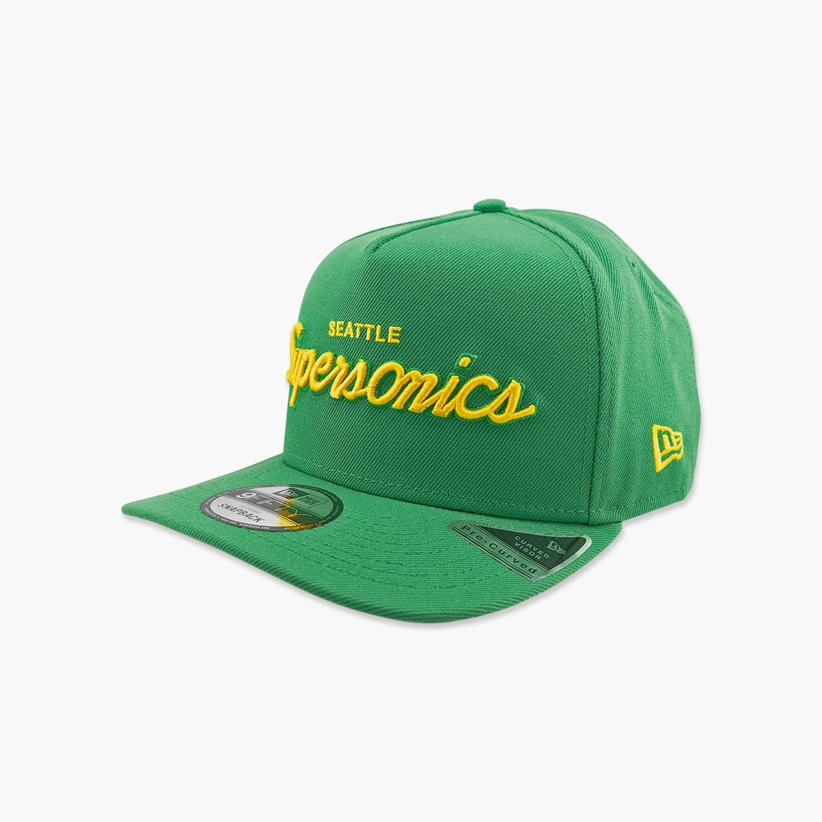 Seattle SuperSonics Script A-Frame Snapback