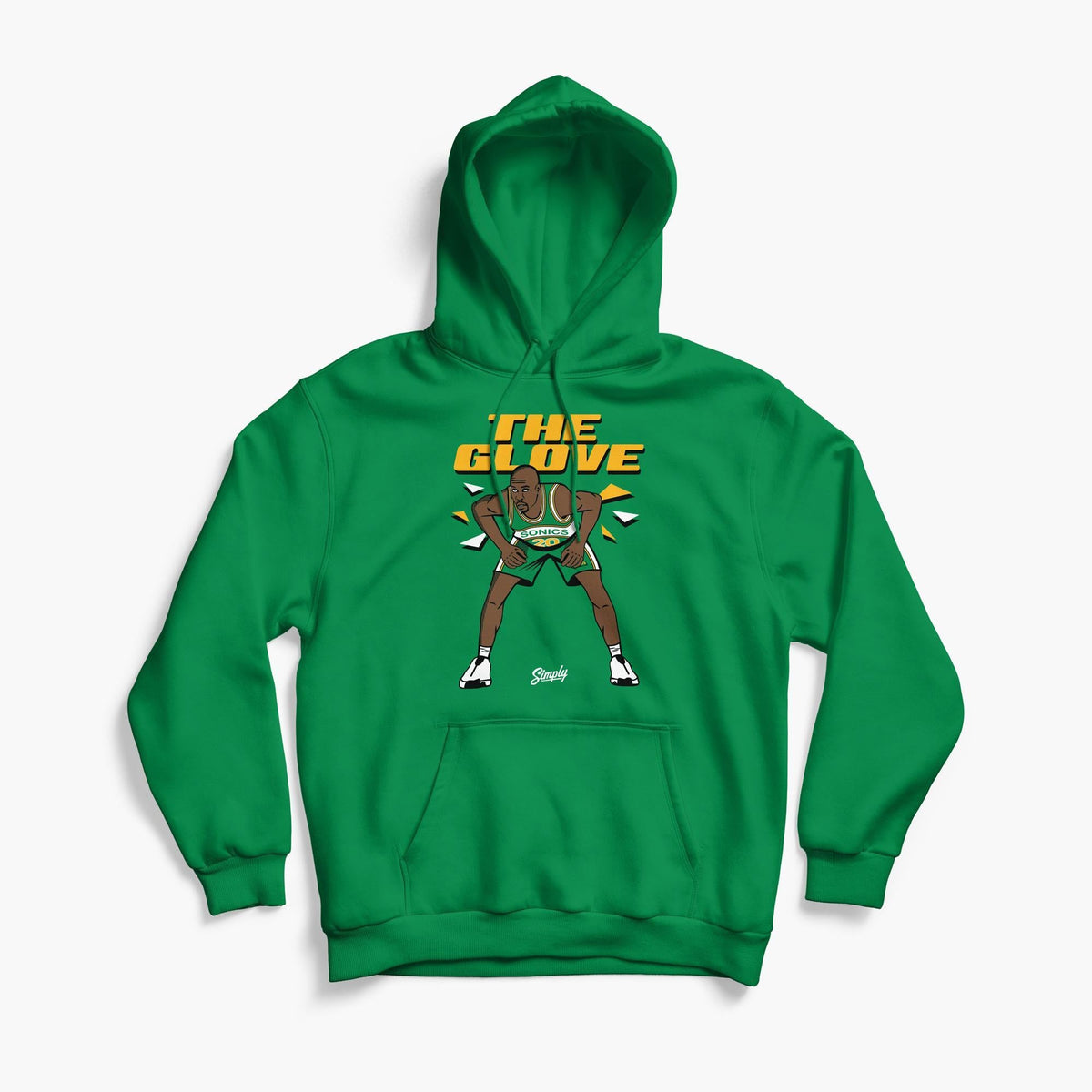 Gary Payton "The Glove" Kelly Green Hoodie