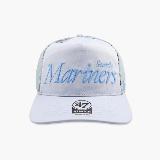 Seattle Mariners Pastel Blue Script Hitch Snapback
