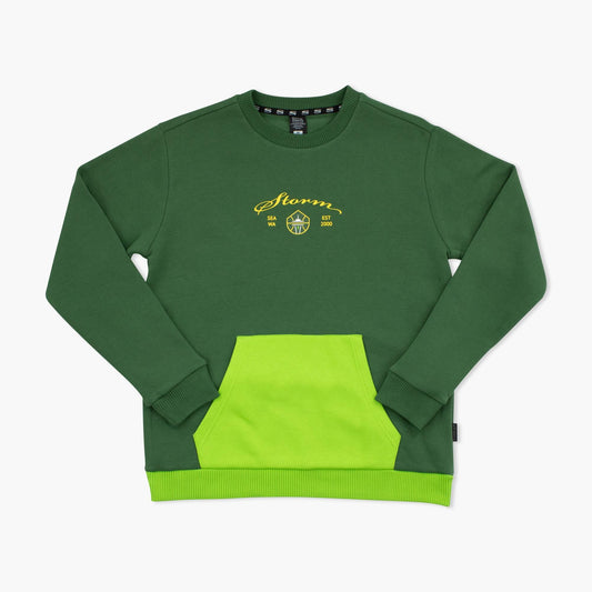Seattle Storm Green First Team Intermission Crewneck