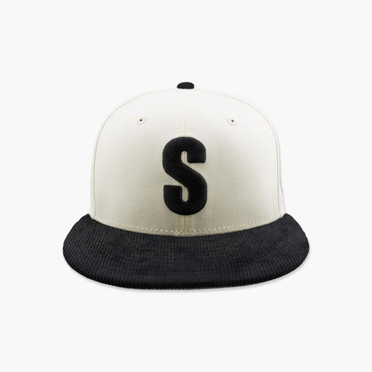 Seattle Mariners Steelheads Two-Tone Corduroy Brim Fitted Hat