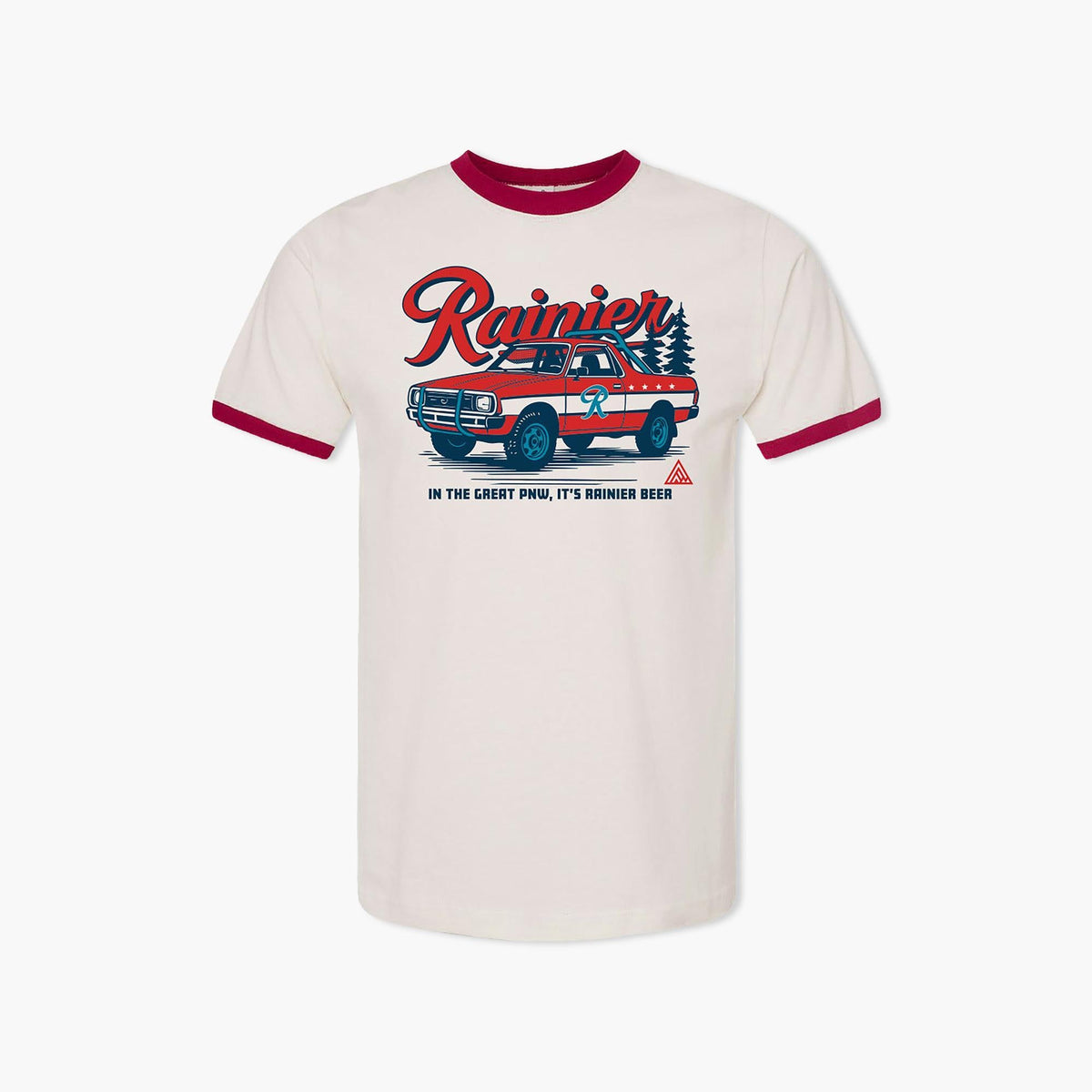 Rainier Beer Brat Pack Ringer T-Shirt
