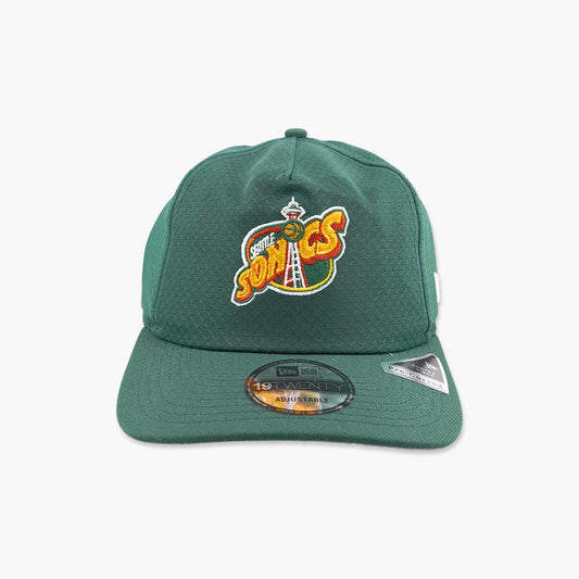 Seattle SuperSonics Dark Green Diamond Mesh Trucker Snapback