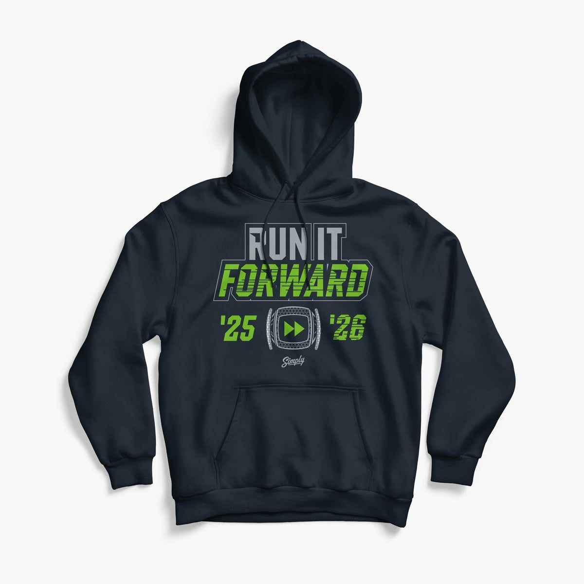 Run It Forward Navy Hoodie