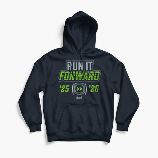 Run It Forward Navy Hoodie