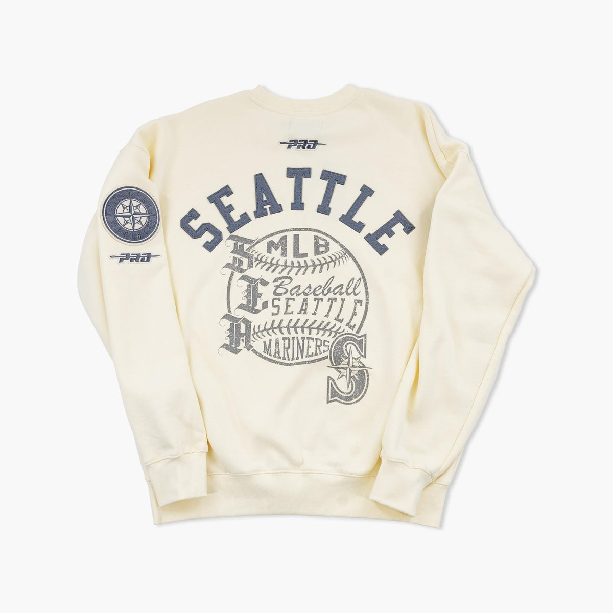 Seattle Mariners Cream Retro Rally Crewneck