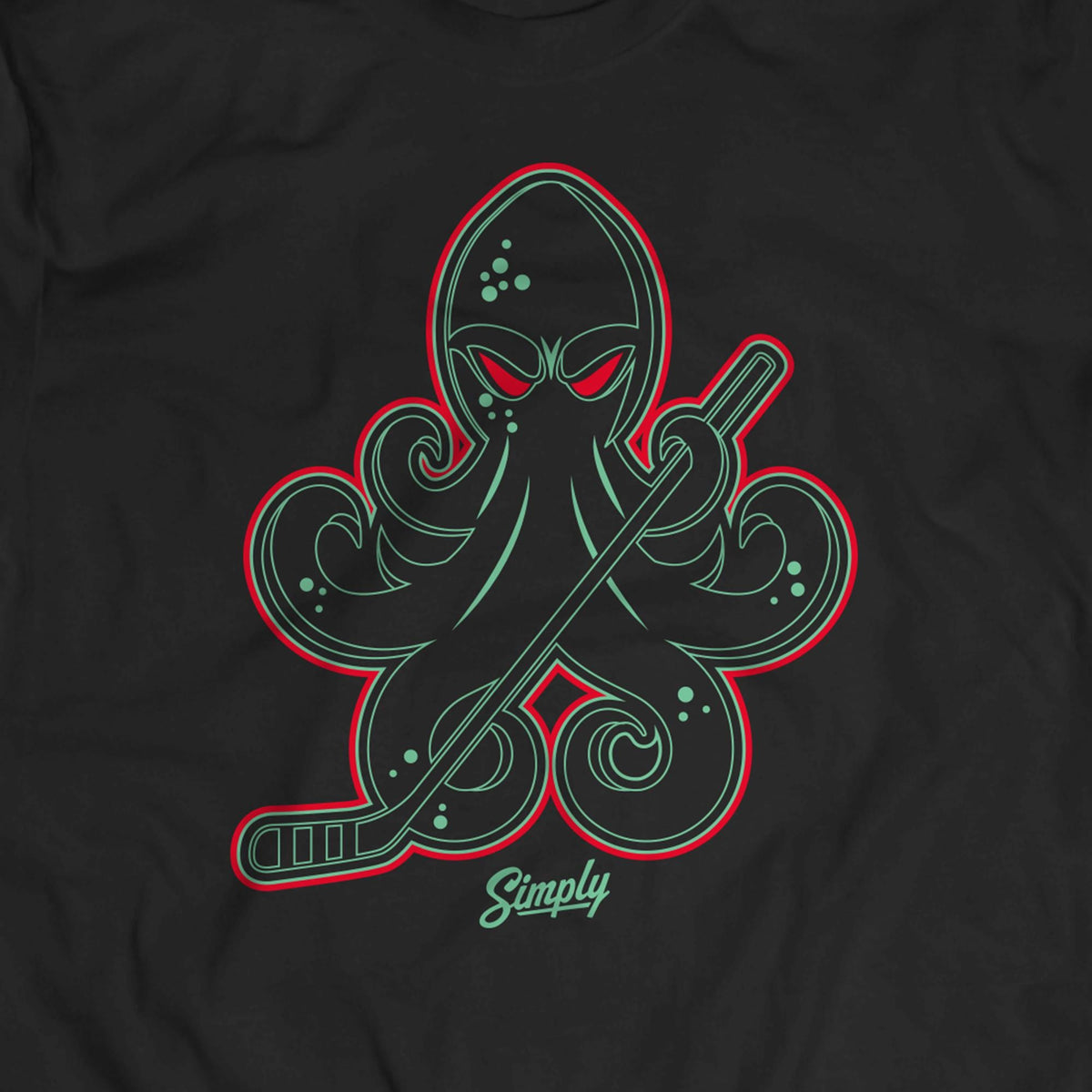 Hocktopus Black Ice Glow In The Dark T-Shirt