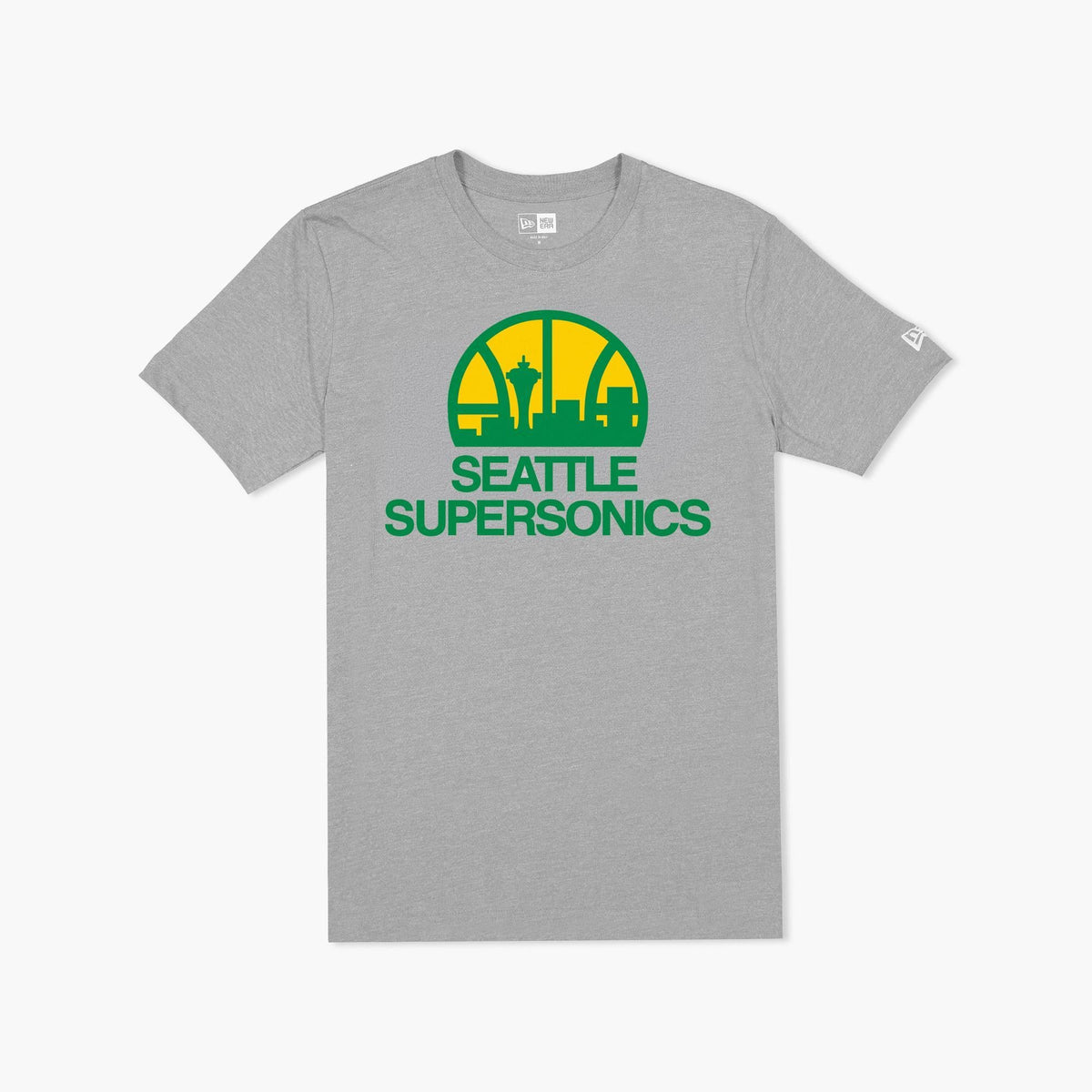 Seattle SuperSonics Heather Grey Skyline T-Shirt