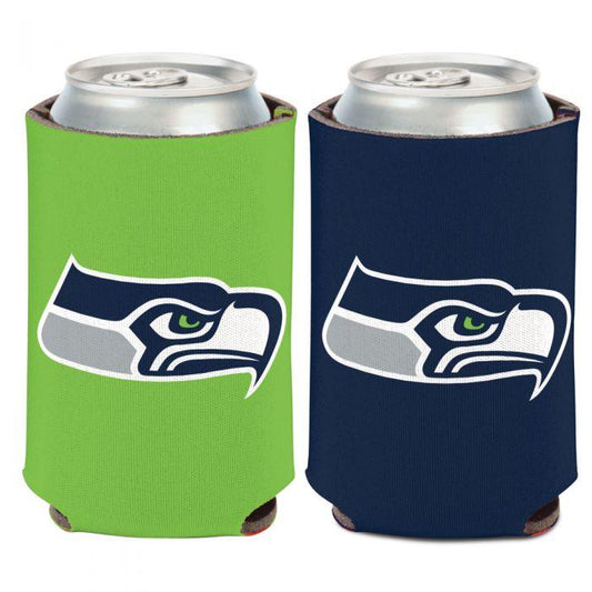 Seattle Seahawks Logo Color Block Can Cooler