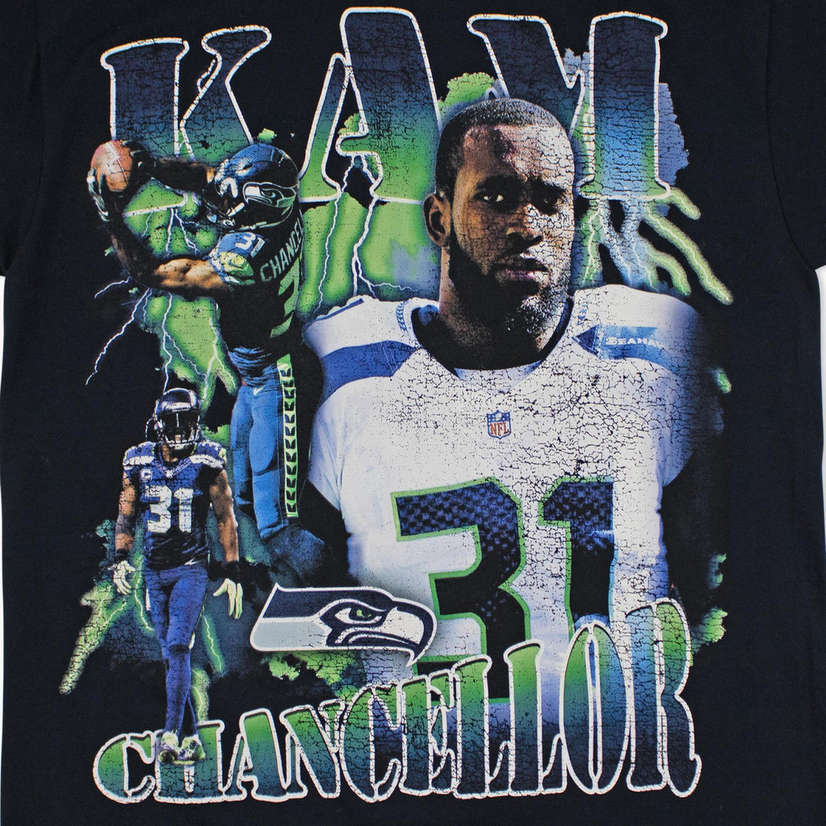 Seattle Seahawks Kam Chancellor Hawk Legend T-Shirt