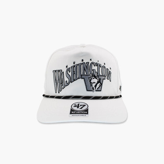 Washington Huskies Wave Speckle White Hitch Snapback