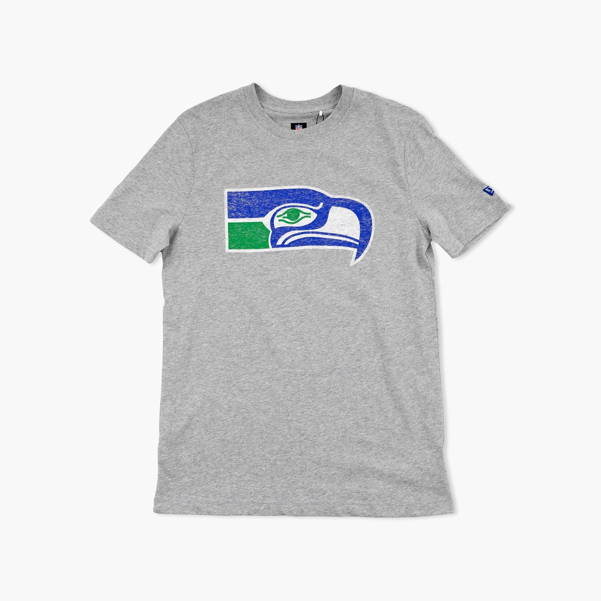 Seattle Seahawks Heather Grey Throwback T-Shirt