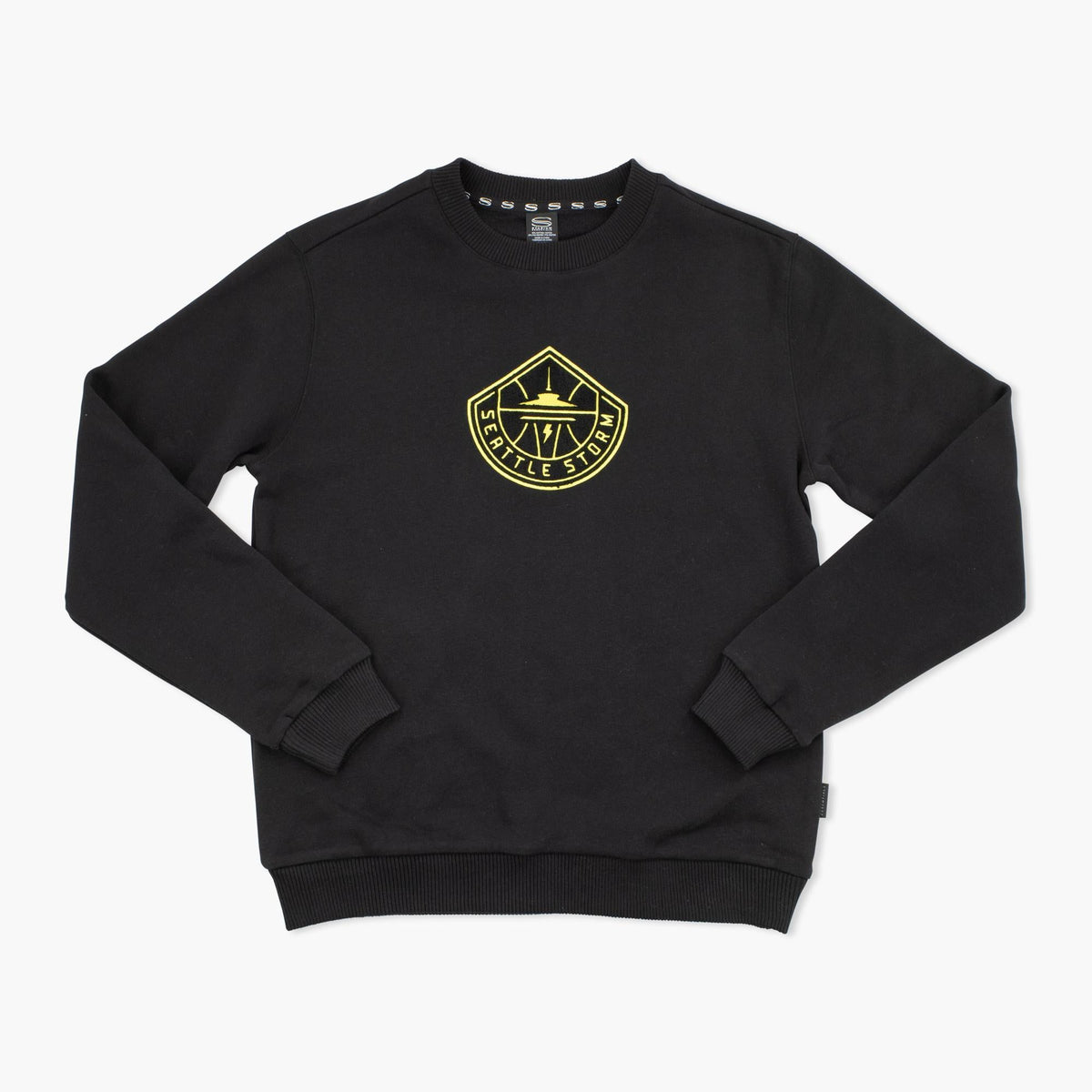 Seattle Storm Black Legends Club Chenille Patch Crewneck