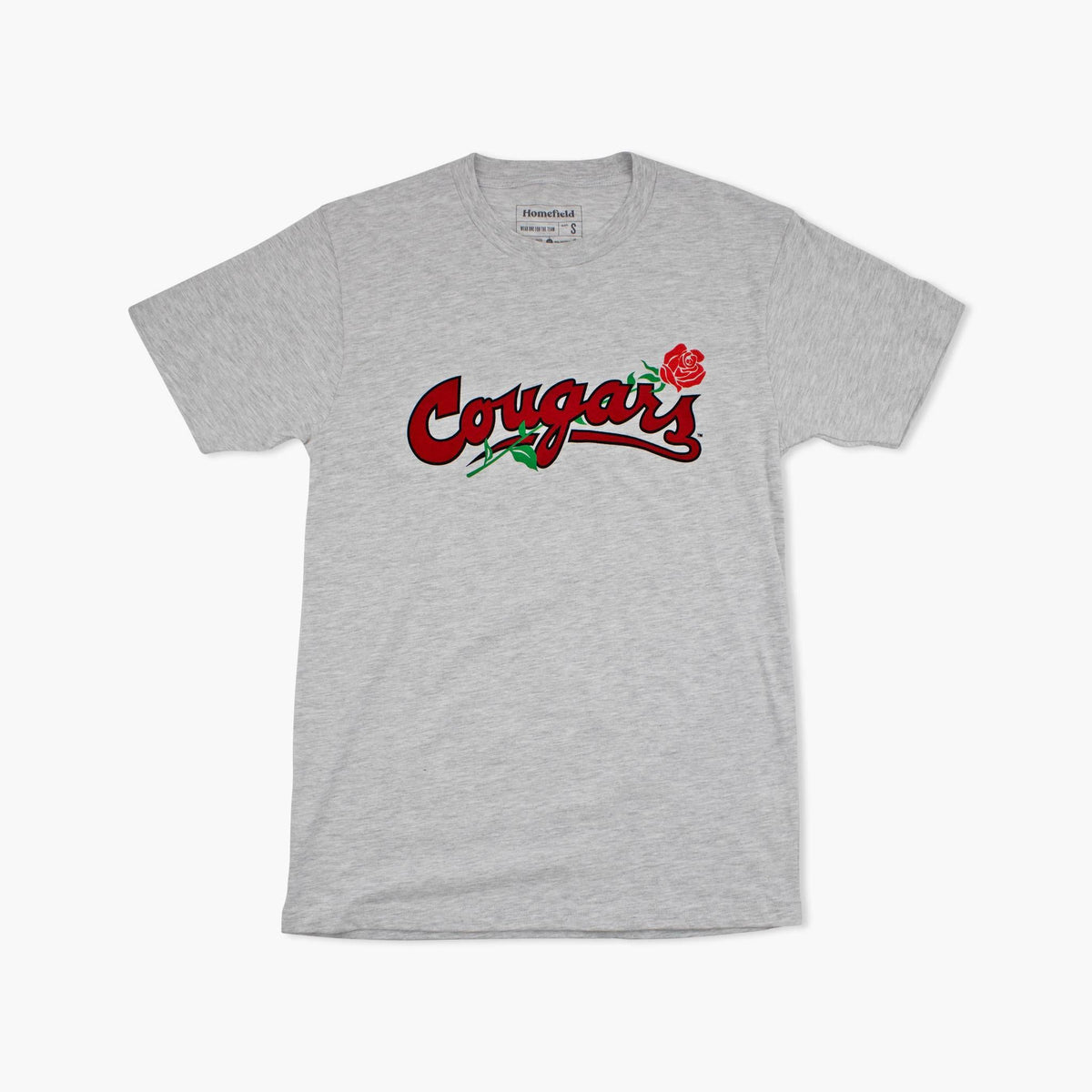 Washington State Cougars Retro Script Rose T-Shirt