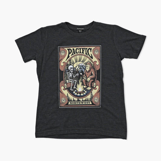 Undead Youth Squatch Black Pacific Northwest T-Shirt