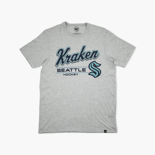 Seattle Kraken Relay Grey Empty Net T-Shirt