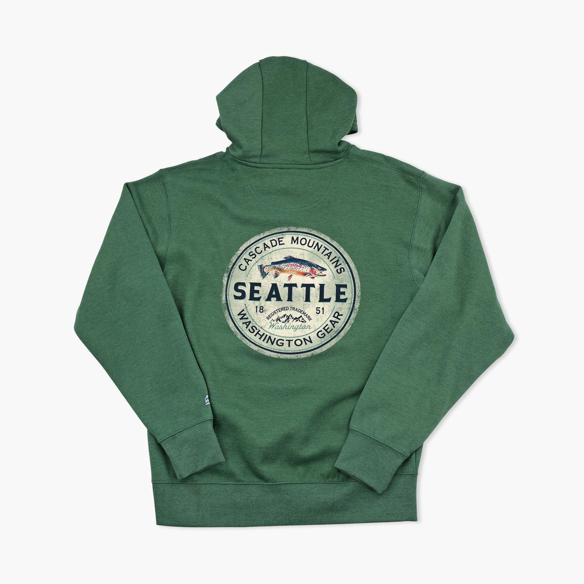 Intone Trout Moss Seattle Hoodie