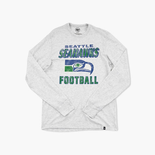 Seattle Seahawks Relay Grey Throwback Dozer Franklin Long Sleeve