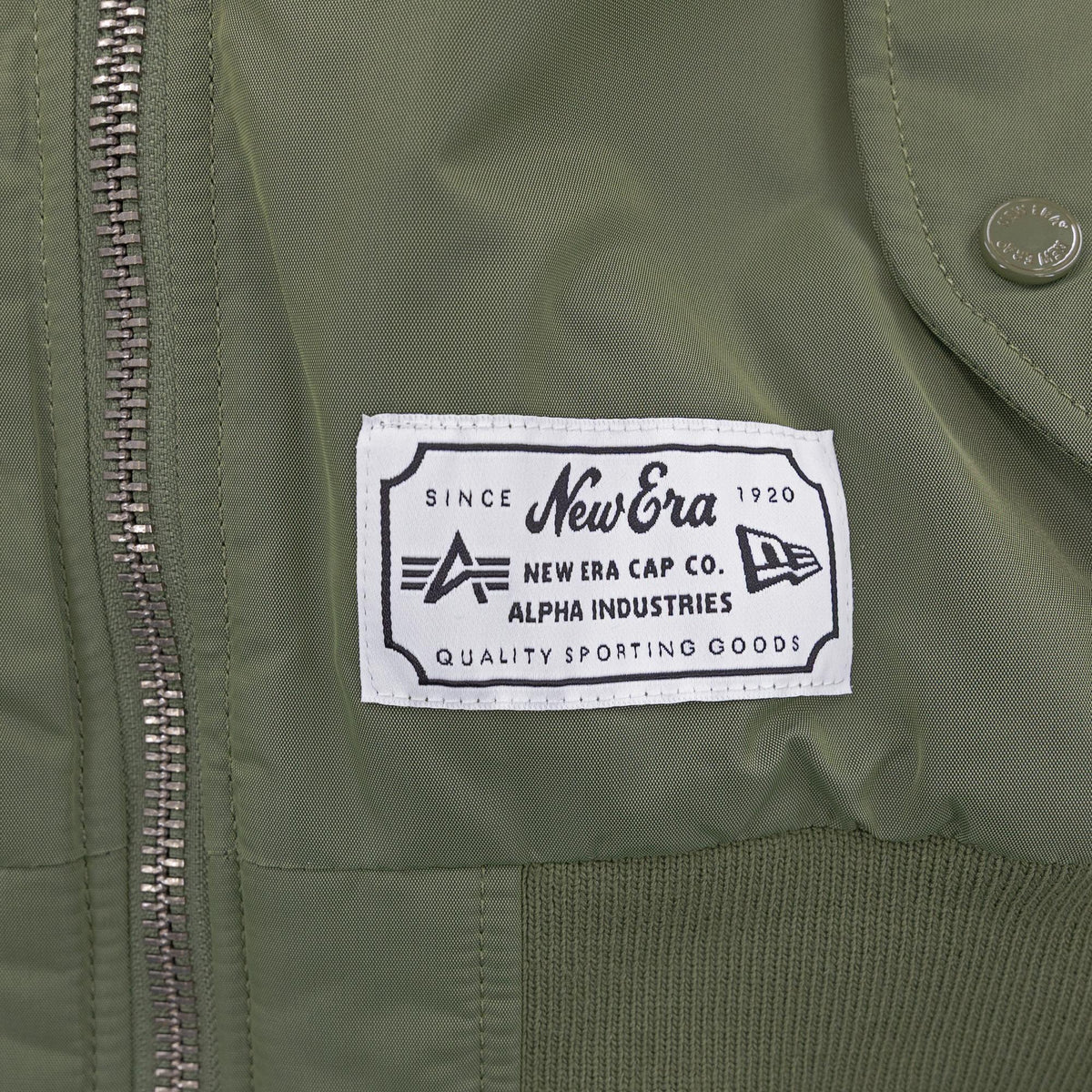 Seattle Seahawks New Era x Alpha Industries 2026 Hunter Green Bomber Jacket