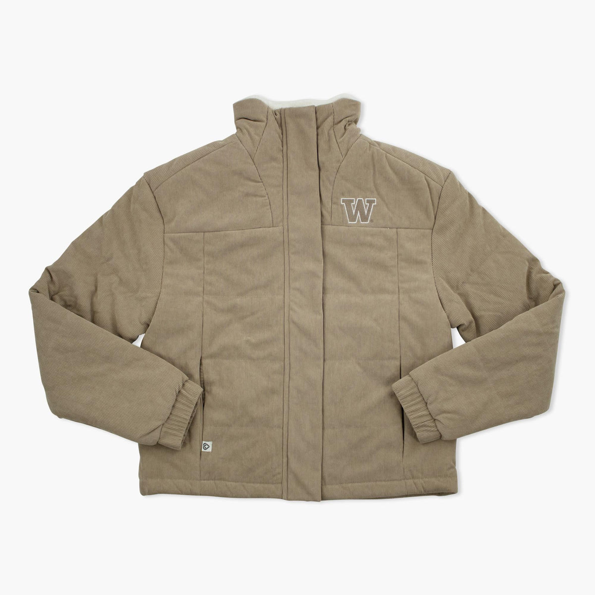 Washington Huskies Women's Beige Corduroy Jacket