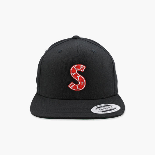 Seattle Metropolitans Black Snapback
