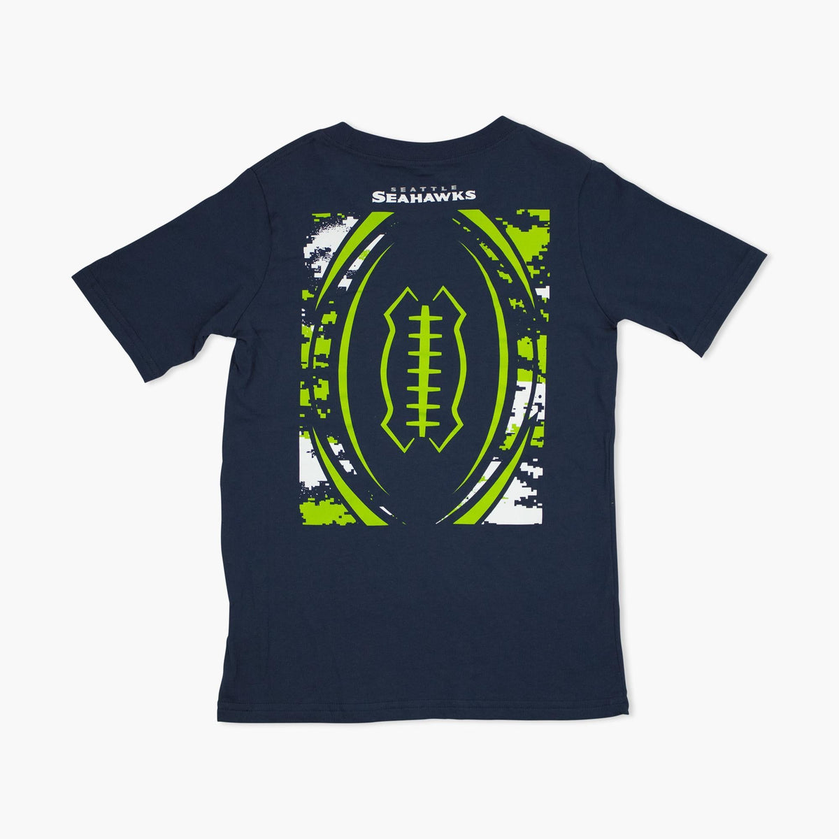 Seattle Seahawks Blitz Navy Youth T-Shirt