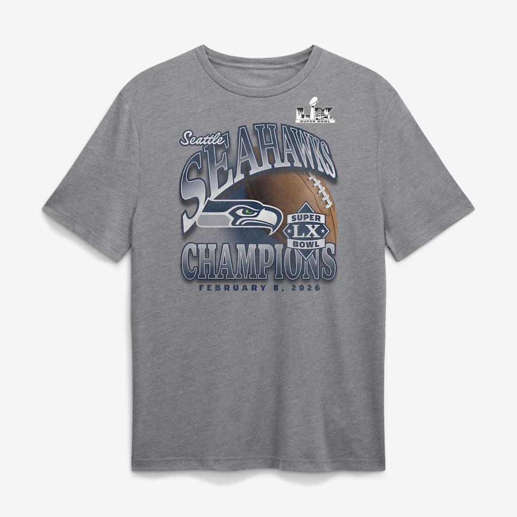 Seattle Seahawks Historic Win Super Bowl Champions Heather Gray T-Shirt - Youth