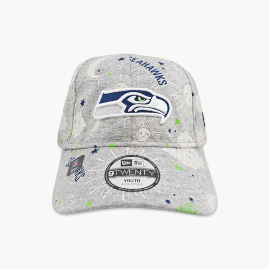 Seattle Seahawks Sky Time Grey Youth Adjustable Hat