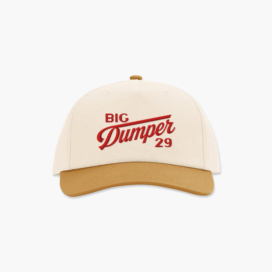 The Big Dumper Gameday Two Tone Cream/Tan Hat, Big Dumper Collection