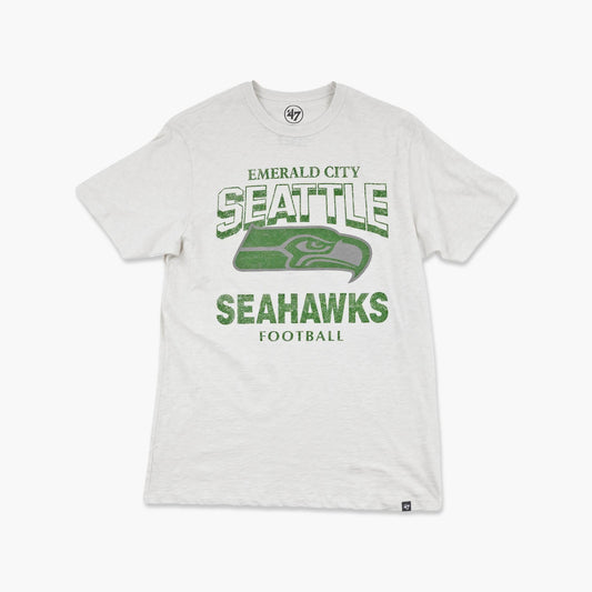 Seattle Seahawks Sandstone Head On Scrum T-Shirt
