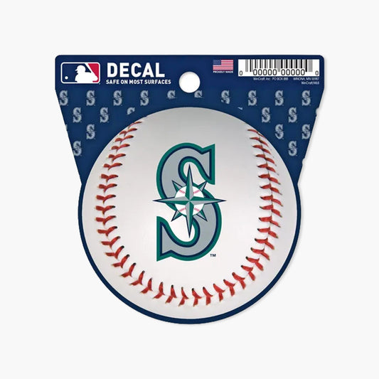 Seattle Mariners Perfect Cut 3"x4" Baseball Decal