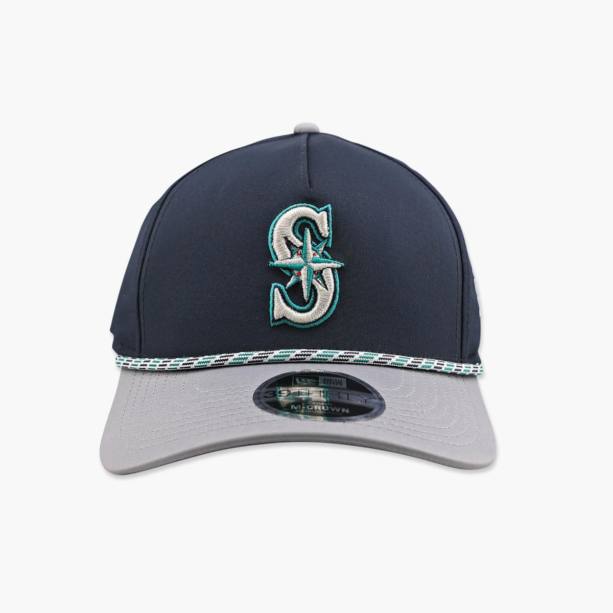 Seattle Mariners Navy/Grey Rope FlexFit Hat