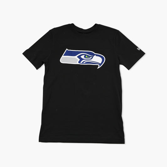Seattle Seahawks Black Primary Logo T-Shirt