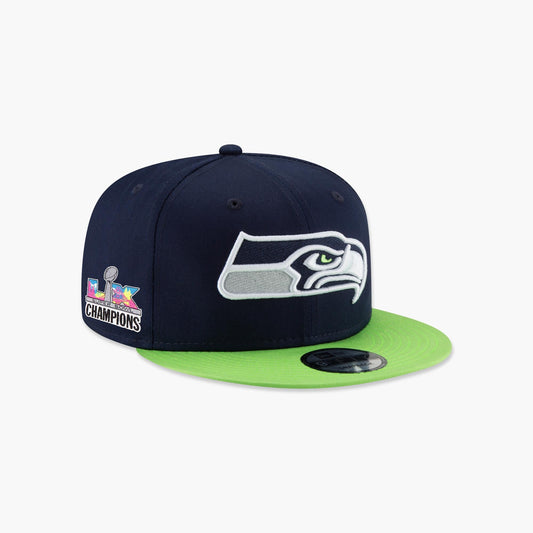 Seattle Seahawks Super Bowl LX Champions Side Patch Two-Tone Snapback