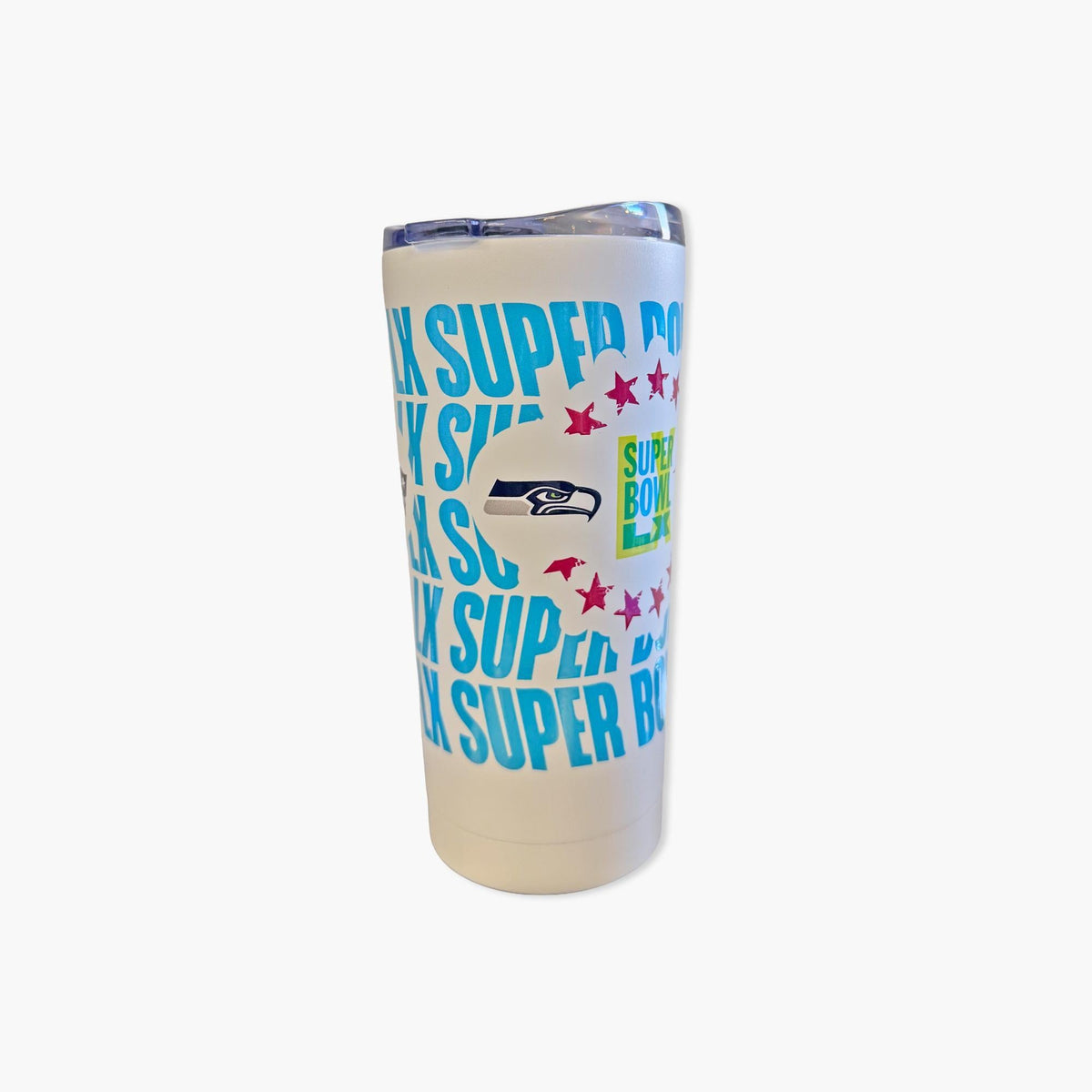 Seattle Seahawks Super Bowl LX 20oz Powder Coat Tumbler
