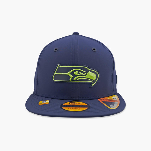 Seattle Seahawks 2026 Sideline Navy Performance Snapback - Youth