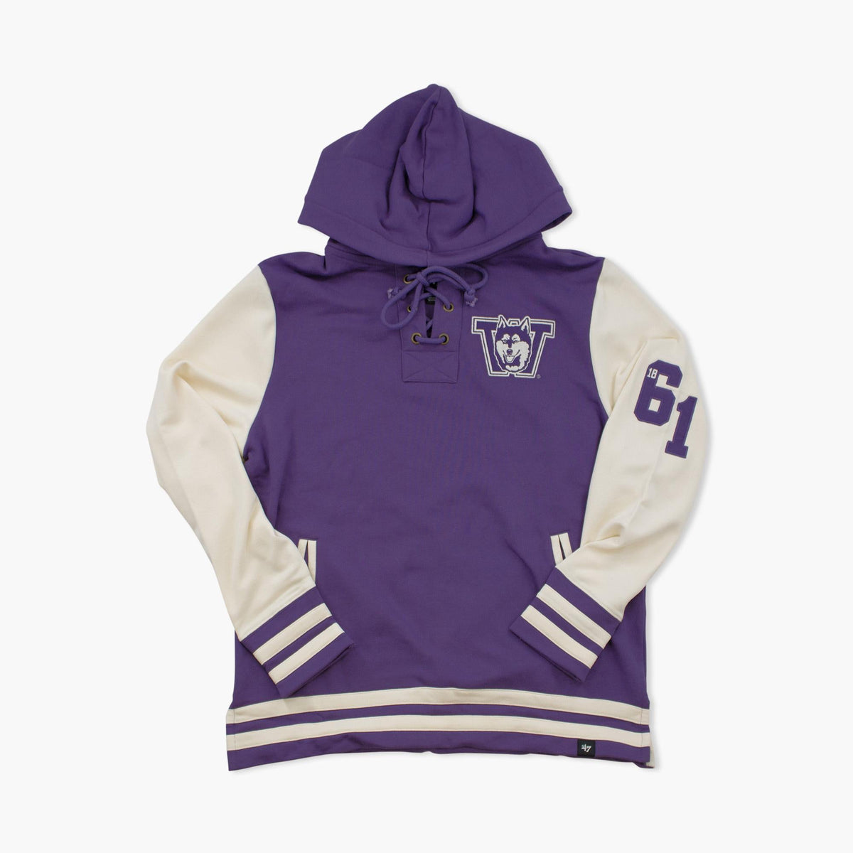 Washington Huskies Clubhouse Lateral Lacer Hoodie