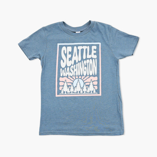 Cliff Hanger Slate Seattle Youth T-Shirt