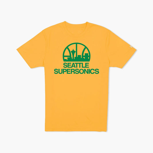 Seattle SuperSonics Classic Gold Skyline T-Shirt