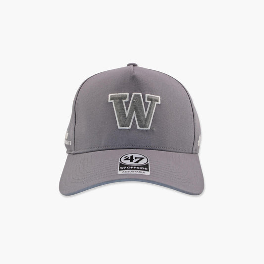 Washington Huskies Wolf Grey Foundational Offsides Adjustable Hat